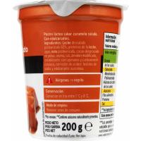 Pudding + proteína sabor caramelo EROSKI, tarrina 200 g