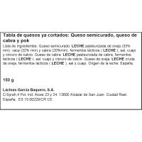 Tabla de quesos selección GARCÍA BAQUERO, bandeja 150 g Tabla de quesos selección GARCÍA BAQUERO, bandeja 150 g