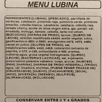 Menú individual: Lubina