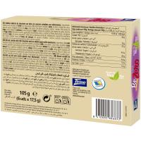 Barritas de chocolate con leche TIRMA BE-ZERO, caja 105 g