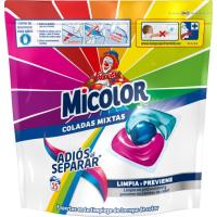 MICOLOR ADIOS AL SEPARAR detergentea, kapsula hirukoitza, kutxa 25 dosi