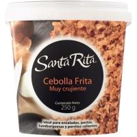 Cebolla frita crujiente SANTA RITA HARINAS, tarrina 250 g