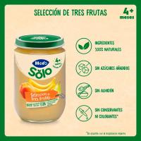 Tarrito selección de 3 frutas HERO, tarro 190 g