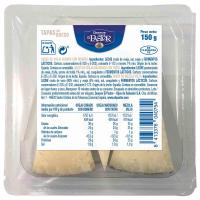 Tapas queso gourmet EL PASTOR, cuña cortada 150 g