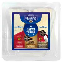 Tapas de queso premium EL PASTOR, cuña cortada 150 g