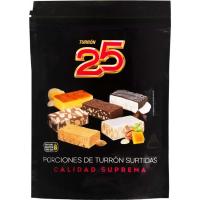 Turrón surtido en porciones TURRÓN 25, bolsa 300 g