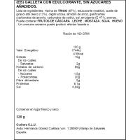 Galleta Campurrianas 0% azúcares CUÉTARA, caja 320 g