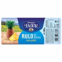 Queso rulo de vaca con piña EL PASTOR, rulo 100 g