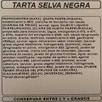 Tarta selva negra, porción, 1 ud