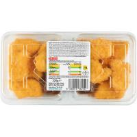 Nuggets extracrujientes con salsa BBQ EROSKI, bandeja 320 g Nuggets extracrujientes con salsa BBQ EROSKI, bandeja 320 g