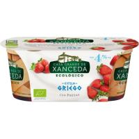 Yogur griego eco con fresa CASA GRANDE XANCEDA pack 2x125 g