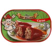 Pimiento de piquillo rellenos de carne DON MOLINICO, lata 260 g