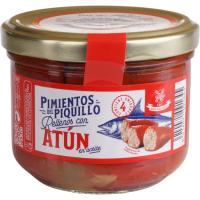 Pimiento de piquillo rellenos de atún DON MOLINICO, frasco 225 g