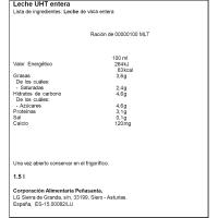 Leche entera LARSA, botella 1,5 litros