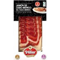 Jamón de cebo ibérico VILLAR, sobre 150 g