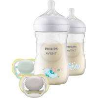 AVENT 2 biberoi apainduak 260 ml + 2 txupete 0-6 H, sorta 1 ale