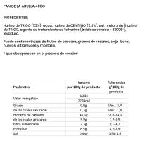 Pan de la abuela, 400 g