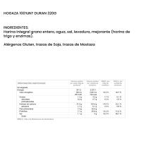 Hogaza 100% integral, 320 g