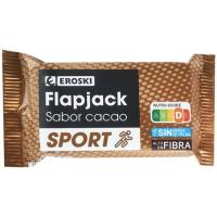 Barrita flapjack sabor cacao EROSKI, 1 ud, 50 g Barrita flapjack sabor cacao EROSKI, 1 ud, 50 g