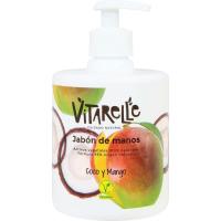 Jabón de coco y  mango VITARELLE, dosificador 500 ml
