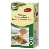 Salsa de pimienta verde KNORR GARDE D¿OR, brik 1 litro
