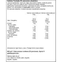 Galleta tostada 0% azúcar añadido FAMILY BISCUITS, paquete 600 g