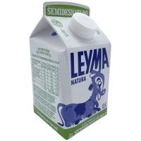 Leche semidesnatada LEYMA, brik 50 cl