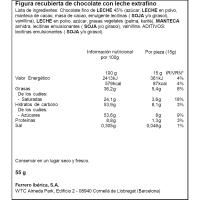 Conejo sin sorpresa KINDER, 1 ud, 56 g