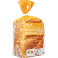 Pan de maíz con pipas EROSKI, paquete 460 g