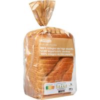 Pan de espelta 100% integral EROSKI, paquete 460 g