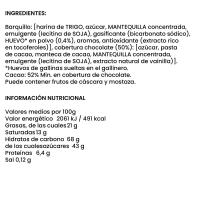 Neulas de chocolate negro TURRÓN 25, caja 140 g