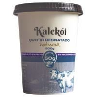 Kefir desnatado natural proteina KALEKOI, tarrina 500 g