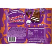 Barrita de chocolate combix leche HUESITOS, pack 5x20 g