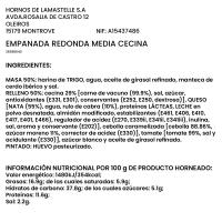 Empanada redonda de cecina LAMASTELLE, 275 g