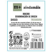 Vino Blanco Ribeiro Treixadura AÍNDAMÁIS, botella 75 cl