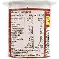 Postre sabor chocolate EROSKI, pack 4x125 g