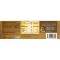 Turrón praliné de chocolate blanco y coco EROSKI, caja 145 g