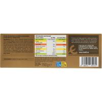 Turrón praliné con galleta caramelizada EROSKI, caja 150 g