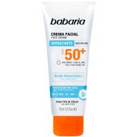 Crema facial solar hialurónico BABARIA, tubo 75 ml Crema facial solar hialurónico BABARIA, tubo 75 ml