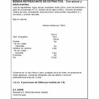 Refresco té de melocotón NESTEA, botella 1,5 litros