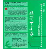 Guante de nitrilo desechable Talla M/L EROSKI, caja 30 uds