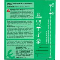 Guante de nitrilo desechable Talla S/M EROSKI, caja 30 uds