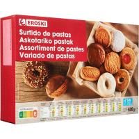 Surtido de pastas EROSKI, caja 500 g