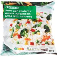 Arroz con verduras EROSKI, bolsa 500 g