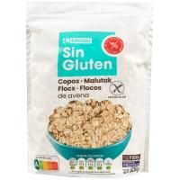 Copos de avena sin gluten EROSKI, paquete 500 g Copos de avena sin gluten EROSKI, paquete 500 g