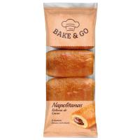 Napolitana de chocolate BAKE&GO, 8 uds, bolsa 320 g Napolitana de chocolate BAKE&GO, 8 uds, bolsa 320 g