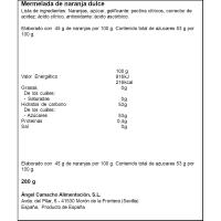 Mermelada de naranja dulce LA VIEJA FÁBRICA, frasco 280 g