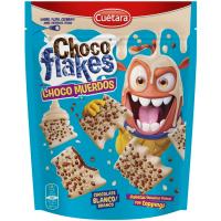 Chocoflakes chocolate blanco CUETARA, bolsa 87 g