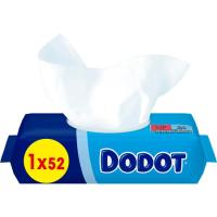 Toallitas bebé DODOT AZUL, paquete 52 uds
