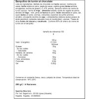 Barquillos de turrón al chocolate ANTIU XIXONA, lata 200 g